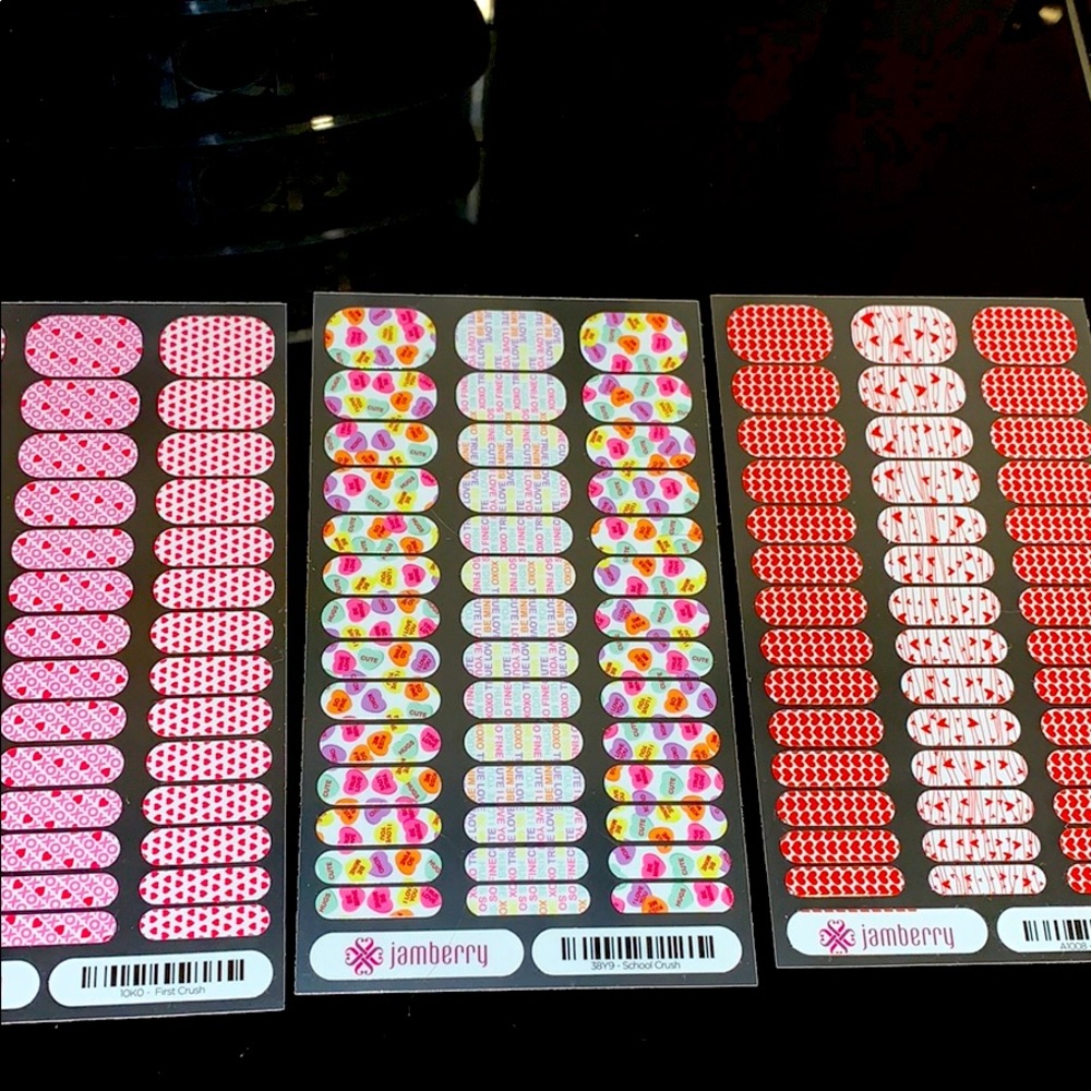 ❤️ 3 FULL Sheets- Jamberry Nail Wraps- JUNIORS